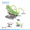 AG-S105B CE ISO con soporte de papel mesa de examen obstétrico gyno